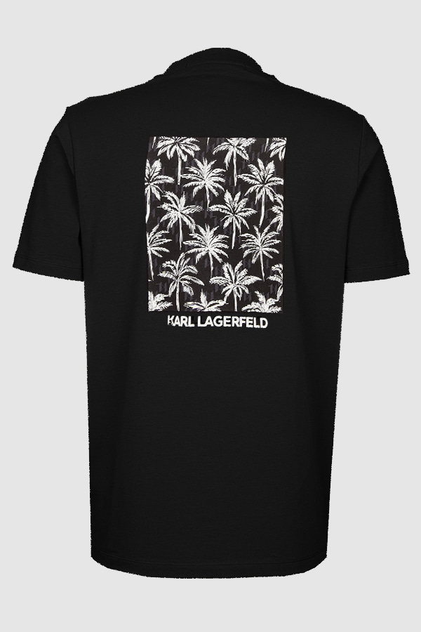 ΜΠΛΟΥΖΑ T-SHIRT KARL LAGERFELD - 990 ΜΑΥΡΟ